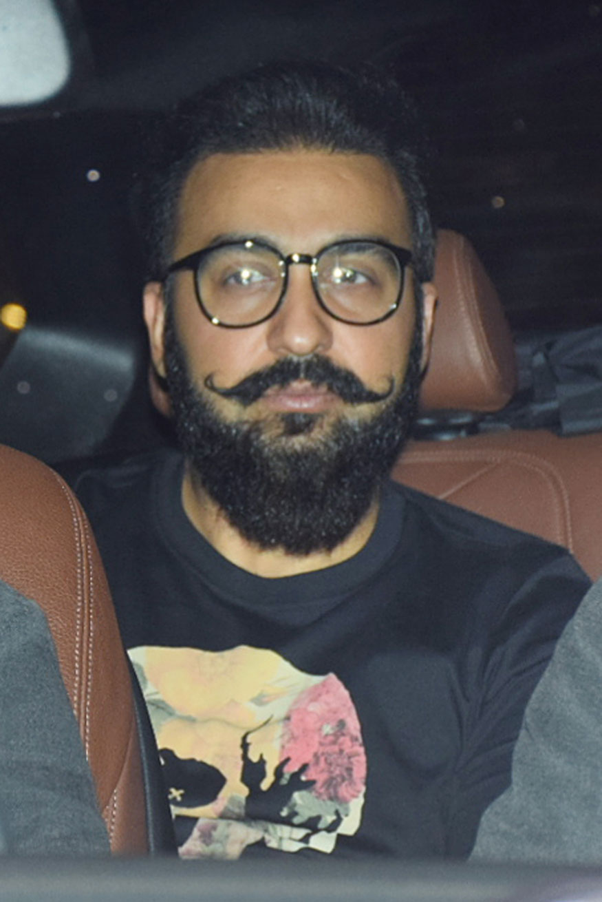 Raj Kundra arrives for the birthday party of Farah Khan held at her residence in Mumbai. Abhishek Bachchan,Arjun Kapoor,Karan Johar,Anil Kapoor,Malaika Arora,Sonu Sood,Raj Kundra,Tabu,Farah Khan,Farah Khan birthday party,Farah Khan birthday party pics,Farah Khan birthday party images,Farah Khan birthday party stills,Farah Khan birthday party