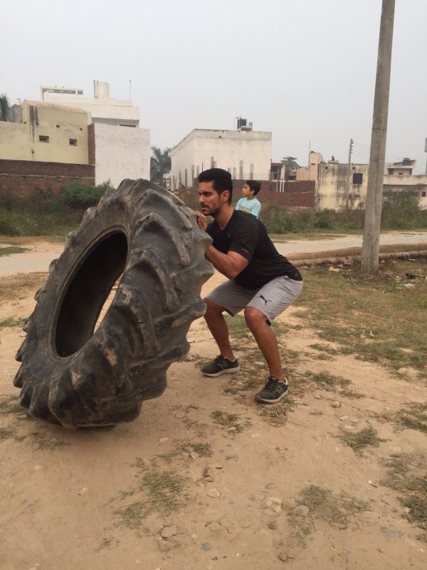 When asked he said, "At 17 only, I started training in the gym. The gym was more like desi style where for the first time I learned weightlifting and bodybuilding exercises. The gym here is not a fancy one, but it’s completely like an Akhada. Angad Bedi,Taapsee Pannu,Diljit Dosanjh,Sandeep Singh biopic,Angad Bedi starts training