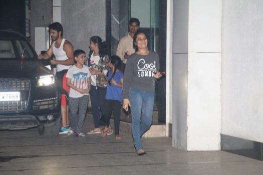 Bollywood actor Varun Dhawan spotted outside his gym in Bandra