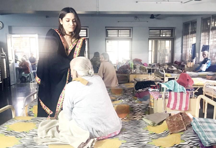 Actor Ankita Lokhande known for super hit tv serial Pavitra Rishta, now all set to debut in bollywood film Manikarnika. She is currently busy with shoot and rehearsals for a power pack character of a great warrior Jhalkari Bai. Ankita Lokhande,Ankita Lokhande at old age home,Pavitra Rishta,Pavitra Rishta actress Pavitra Rishta,Manikarnika