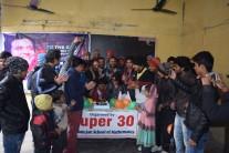 Hrithik Roshan who turned a year old yesterday received birthday wishes from all quarters. While one would expect Bollywood biggies to pour in wishes, mathematician Anand Kumar too celebrated the actor's birthday with Super 30 team in a unique way.