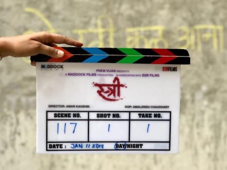 Rajkummar on Thursday shared a photograph of the film's clapboard. He captioned it: 