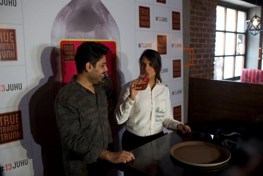 The much-awaited cocktail has been named as Bholi Bhali Punjaban. The drink is infused with litchi fruit juice, cranberry, and orange with fresh mint leaves. Richa Chadha,Fukrey Returns,Bholi Bhali Punjaban,Richa Chadha launches a cocktail