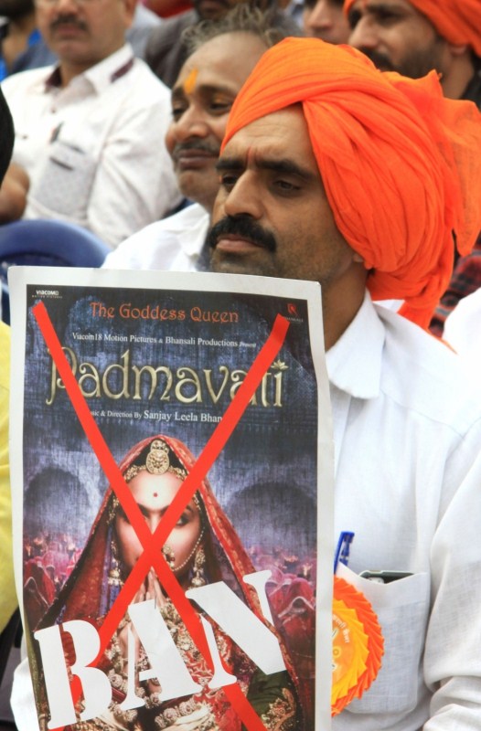 Virendra Singh, the spokesperson of Karni Sena, on Friday told IANS that members from the outfit and even other Rajput associations assembled here to protest. Karni Sena,Karni Sena protests against Padmaavat release,Karni Sena protests,Padmaavat,Padmaavat release,CBFC office