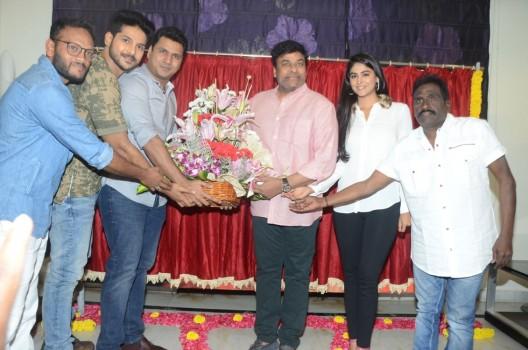 Mega Star Chiranjeevi launches Juvva's first look and Teaser in Hyderabad.