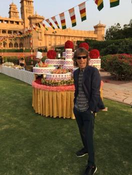Jagger on Sunday took to Twitter to share a photograph of himself in a shirt paired with a black blazer and pants. He seems to be in Jodhpur's Umaid Bhawan Palace in Rajasthan. 