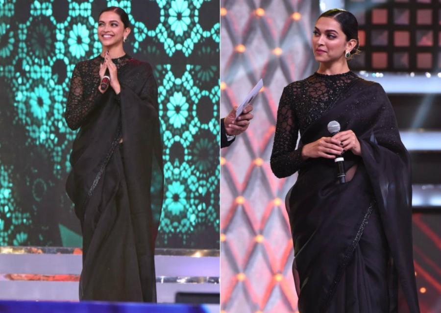 Deepika Padukone attends the 'Umang Mumbai Police Show 2018' at Bandra Kurla Complex in Mumbai. Ranveer Singh,Deepika Padukone,Shah Rukh Khan,Anushka Sharma,Akshay Kumar,Umang Mumbai Police Show 2018,Umang Mumbai Police Show,Celebs at Umang Mumbai Police Show,Umang Mumbai Police Show pics,Umang Mumbai Police Show images,Umang Mumbai Police Show stil