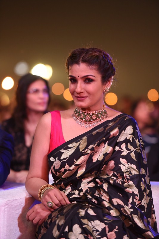 Raveena Tandon attends the 'Umang Mumbai Police Show 2018' at Bandra Kurla Complex in Mumbai. Shilpa Shetty,Raveena Tandon,Sridevi,Tabu,Umang Mumbai Police Show,Umang Mumbai Police Show 2018,Umang Mumbai Police Show pics,Umang Mumbai Police Show images,Umang Mumbai Police Show pictures,Umang Mumbai Police Show photos