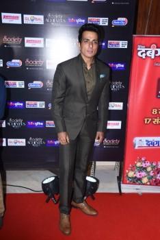Sonu Sood poses for photographers on her arrival at the 'Society Achievers Awards 2018' in Mumbai.