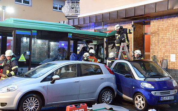In the accident, the bus got off the road and collided with several cars before crashing head-on into a house wall in the southern German town of Eberbach, Xinhua news agency reported, quoting the Focus Online. Germany school bus crash,Germany school bus,school bus crash,school bus accident