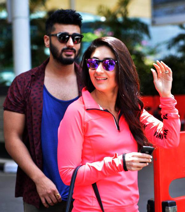 Kareena Kapoor Khan, Arjun Kapoor at Mumbai Airport Kareena Kapoor Khan,Arjun Kapoor,Sonam Kapoor,India TV Yuva Awards,Mumbai Airport,celebs spotted,photos