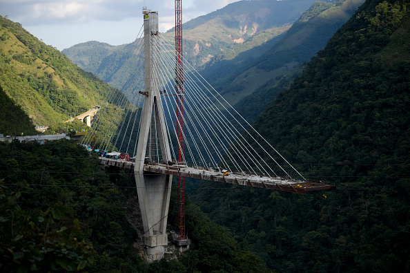 Jorge Diaz, director of Civil Defense for the department of Meta, said the victims were construction workers who fell from a height of approximately 280 meters. Some 20 workers were on the bridge at the time of the accident. Colombia bridge collapse,bridge collapse,bridge collapse in Colombia,under construction,under construction bridge collapse