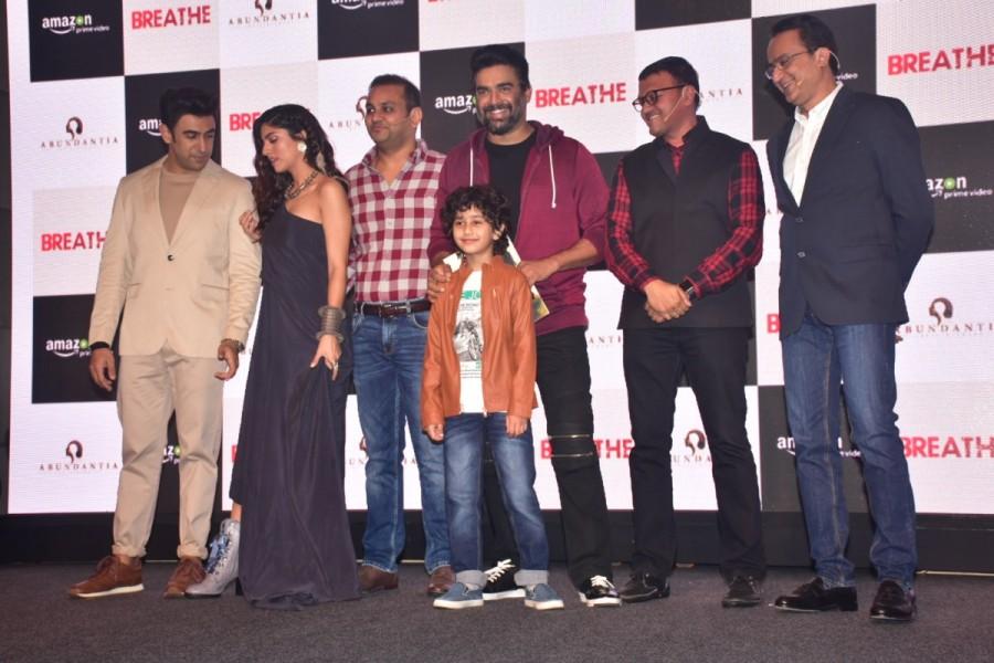 After the stupendous success of Amazon original Inside Edge, Amazon Prime Video is back with it's original digital series titled Breathe. The OTT content is a psychological thriller that traces a father's unbelievable quest to save the life of his ailing son. R Madhavan,actor R Madhavan,Amit Sadh,Sapna Pabbi,Breathe trailer,Breathe,Breathe movie trailer