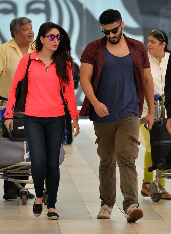They arrived from New Delhi after attending India TV Yuva Awards Kareena Kapoor Khan,Arjun Kapoor,Sonam Kapoor,India TV Yuva Awards,Mumbai Airport,celebs spotted,photos