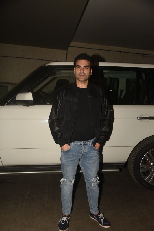 Arbaaz Khan at the special screening of Nirdosh. Arbaaz Khan,Pradeep Rangwani,Salim Khan,Nirdosh,Nirdosh special screening,Nirdosh special screening pics,Nirdosh special screening images,Nirdosh special screening stills,Nirdosh special screening pictures,Nirdosh special screening photos