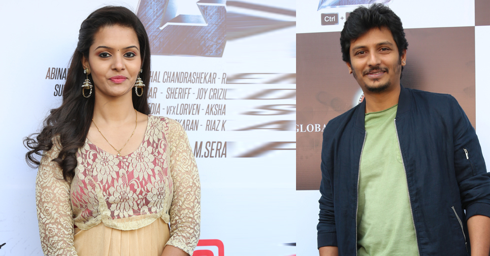 Actor Jiiva at Kee audio launch. Vijay Sethupathi,Vishal,Jiiva,Nikki Galrani,Kee audio launch,Kee,Kee music launch,Kee audio launch pics,Kee audio launch images,Kee audio launch stills,Kee audio launch pictures,Kee audio launch photos