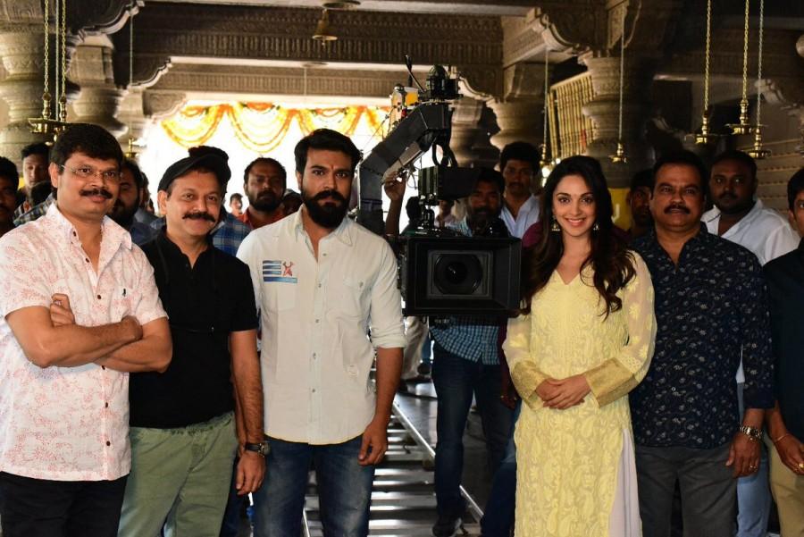 RC12: Mega Powerstar Ram Charan - director Boyapati's film has begun its regular shoot today. Ram Charan,Boyapati Sreenu,RC12,RC 12,RC12 shoot begins,RC12 movie pooja,RC12 shooting