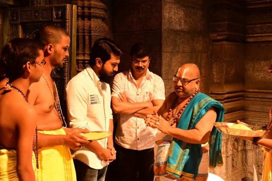 DVV Danayya's production, Kiara Advani is the female lead. Ram Charan,Boyapati Sreenu,RC12,RC 12,RC12 shoot begins,RC12 movie pooja,RC12 shooting