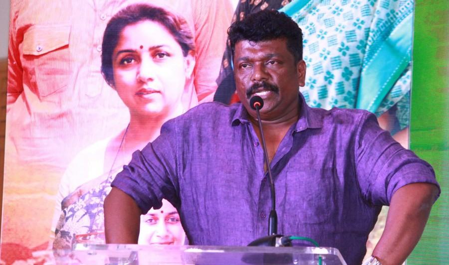 South Indian actor R Parthiban addresses media during Keni audio launch. Jayaprada,Rekha,Anuhasan,Revathy,MA Nishad,Raja Mohamed,Pazhani Bharathi,M Jayachandran,R Parthiban,Parvathy Nambiar,Sajeev PK,Anne Sajeev,Suhasini,Keni audio launch,Keni audio launch pics,Keni audio launch images,Keni audio launch stills