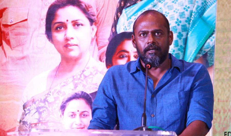 Actor Pasupathy addresses media during Keni audio launch. Jayaprada,Rekha,Anuhasan,Revathy,MA Nishad,Raja Mohamed,Pazhani Bharathi,M Jayachandran,R Parthiban,Parvathy Nambiar,Sajeev PK,Anne Sajeev,Suhasini,Keni audio launch,Keni audio launch pics,Keni audio launch images,Keni audio launch stills