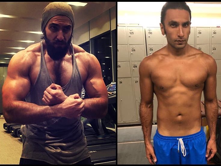 The actor who was beefed up for Alauddin Khilji's character in Padmaavat has now undergone a drastic physical transformation for Excel Entertainment and Zoya Akhtar's Gully Boy. Ranveer has shed all that weight and muscles that he had gained for Padmaavat and is now in a lean avatar for Gully Boy. The actor took to his social media sharing the picture captioning, "#padmaavat —> #gullyboy". Padmaavat,Gully Boy,Ranveer Singh,actor Ranveer Singh,Ranveer Singh transformation,Ranveer Singh body transformation,Ranveer Singh transformation pics,Ranveer Singh transformation images,Ranveer Singh transformation stills,Ranveer Singh transformation pic