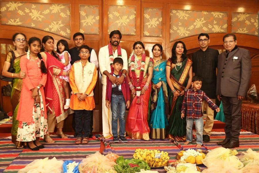 The couple got engaged in a small ceremony on Saturday morning (21 January) in Chennai in the presence of their close friends and family. Soundararaja,actor Soundararaja,Soundararaja engagement,Soundararaja and Tamanna engagement,Soundararaja engagement pics,Soundararaja engagement images,Soundararaja engagement stills,Soundararaja engagement pictures,Soundararaja engagement photos