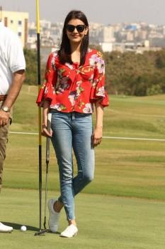 Actress Kajal Aggarwal launches 5th Biennial Cancer Crusaders Invitation Cup in Hyderabad.