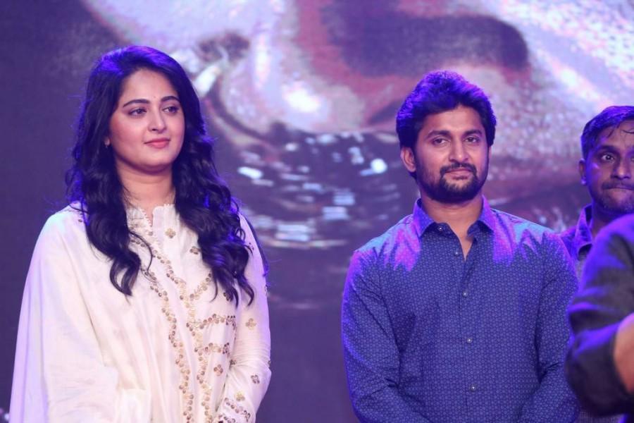 Actress Anushka Shetty, Nani at Bhaagamathie pre-release event Bhaagamathie,Anushka Shetty,Nani,Bhaagamathie pre-release event,Bhaagamathie pre-release event pics,Bhaagamathie pre-release event images,Bhaagamathie pre-release event stills,Bhaagamathie pre-release event pictures
