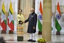 "The two leaders had a productive discussion on intensifying bilateral cooperation, including follow up on key decisions taken during Prime Minister's visit to Myanmar in September 2017," External Affairs Ministry Spokesperson Raveesh Kumar tweeted.