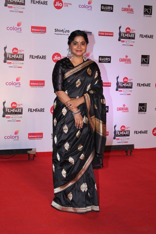 Ashwini Iyer poses for the cameras at 63rd Jio Filmfare Awards 2018 in Mumbai. Rajkumar Rao,Sonali Bendre,Ayushmann Khurrana,Rajkummar Rao,63rd Jio Filmfare Awards 2018,Jio Filmfare Awards 2018,Jio Filmfare Awards,Jio Filmfare Awards pics,Jio Filmfare Awards images,Jio Filmfare Awards stills,Jio Filmfare Awards pictures