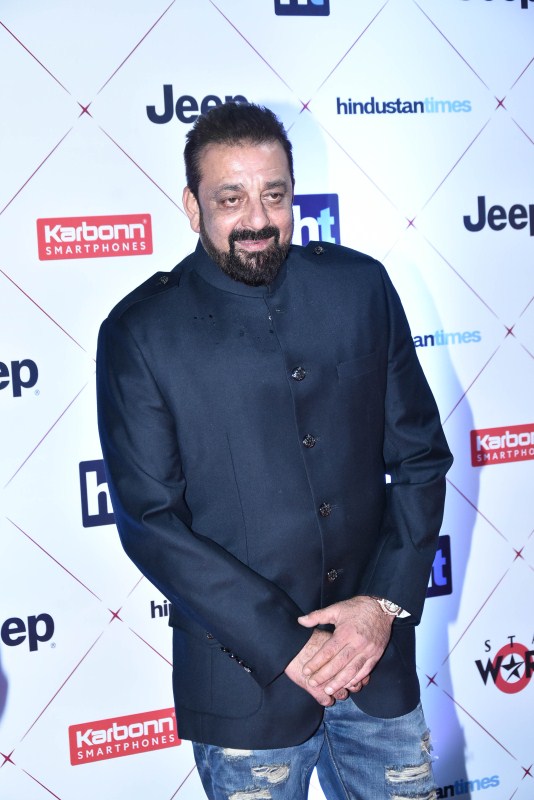 Sanjay Dutt at HT India's Most Stylish Awards 2018 held at Yash Raj Studio in Mumbai on January 24, 2018. Shahid Kapoor,Sanjay Dutt,Rekha,Varun Dhawan,Vaani Kapoor,HT India's Most Stylish Awards 2018,HT India's Most Stylish