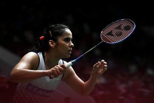 Star Indian shuttler Saina Nehwal brushed aside Thailand's Ratchanok Intanon in straight games to enter the Indonesia Masters women's singles final on Saturday.