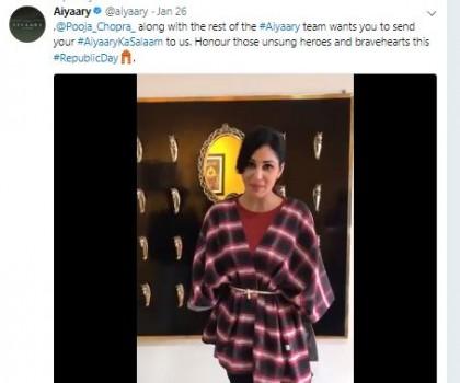 Neeraj Pandey, Shital Bhatia along with Manoj Bajpayee, Sidharth Malhotra, Rakulpreet Singh and Pooja Chopra not only met the jawans but also gave a social media tribute. The entire team took to their social media to spark a salute to all those who have sacrificed their lives for the nation.