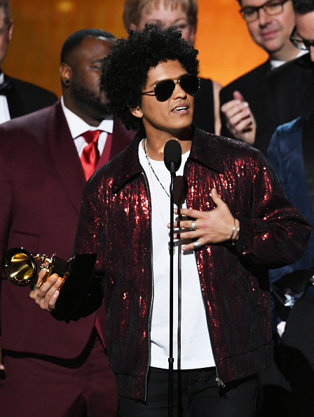 Bruno Mars' That's What I Like Wins Song Of The Year At 60th Grammy ...