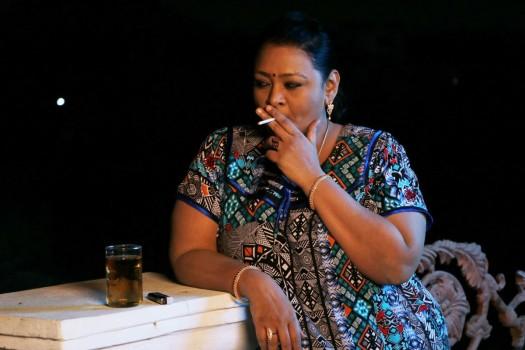 South Indian actress Shakeela's first look from Sheelavathi.