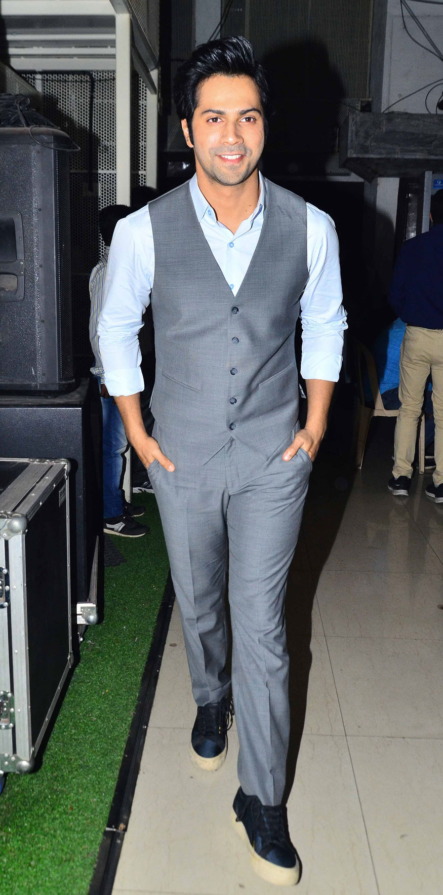 Varun Dhawan attends the International Customs Day event, held at Shanmukhananda hall in Sion, Mumbai. Alia Bhatt,Ranbir Kapoor,Varun Dhawan,Riteish Deshmukh,International customs day 2018,International customs day