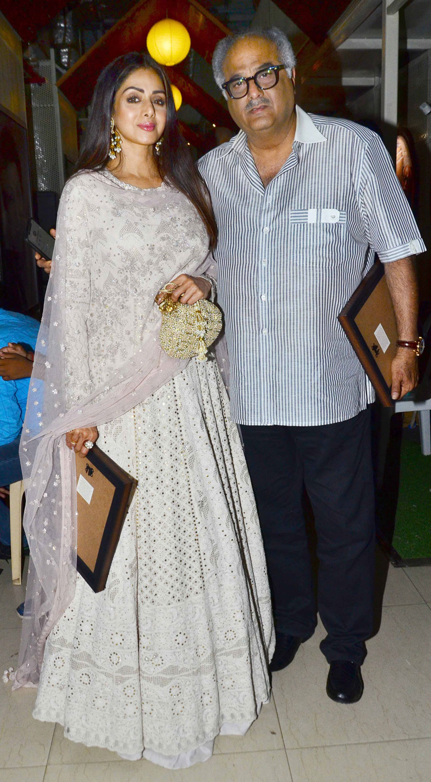 Sridevi and Boney Kapoor at International Customs Day event, held at Shanmukhananda hall in Sion, Mumbai. Alia Bhatt,Ranbir Kapoor,Varun Dhawan,Riteish Deshmukh,International customs day 2018,International customs day