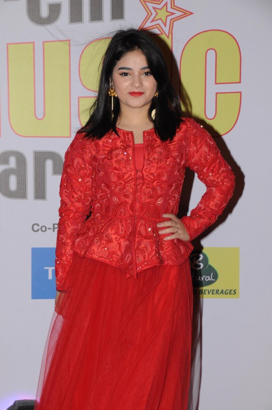 Zaira Wasim at 10th Mirchi Music Awards 2018, held at Dome, NSCI in Mumbai. Manushi Chhillar,Urvashi Rautela,Ayushmann Khurrana,Sonu Sood,Nushrat Bharucha,10th Mirchi Music Awards 2018,10th Mirchi Music Awards,celebs at 10th Mirchi Music Awards 2018