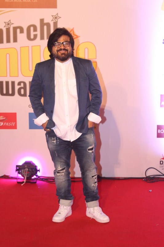 Singer Pritam Chakraborty at 10th Mirchi Music Awards 2018, held at Dome, NSCI in Mumbai. Manushi Chhillar,Urvashi Rautela,Ayushmann Khurrana,Sonu Sood,Nushrat Bharucha,10th Mirchi Music Awards 2018,10th Mirchi Music Awards,celebs at 10th Mirchi Music Awards 2018