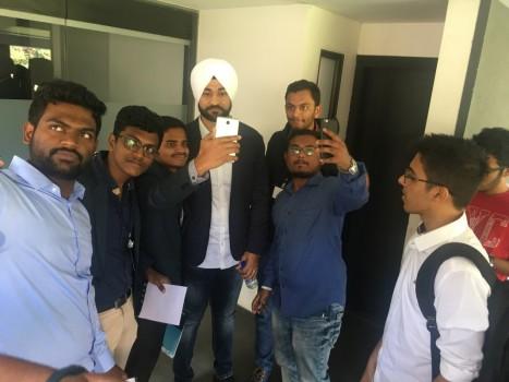 Sandeep Singh on whose life the film 'Soorma' is based, was invited as a speaker to inspire and motivate the students at IIT Powai's E-Summit. Soorma is the title of the biopic which is based on the life of Sandeep Singh.