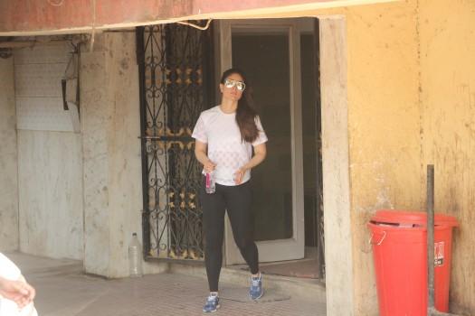 One of the fittest actresses in Bollywood, Kareena Kapoor Khan was snapped outside a gym in Mumbai.
