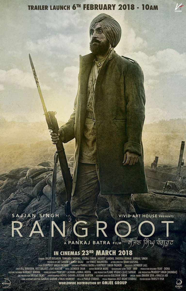 Check out first look poster of Punjabi movie Sajjan Singh Rangroot starring Diljit Dosanjh in the lead role. Directed by Pankaj Batra. Diljit Dosanjh,Sajjan Singh Rangroot first look poster,Sajjan Singh Rangroot first look,Sajjan Singh Rangroot poster,Sajjan Singh Rangroot movie poster,Sajjan Singh Rangroot