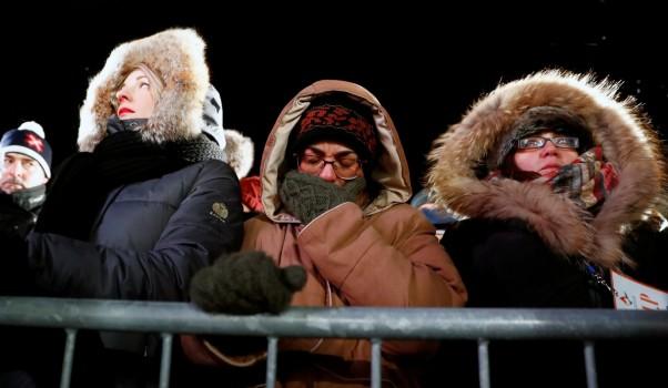 A woman cries during the one-year anniversary vigil for the victims of the fatal shooting at the Centre Culturel Islamique de Quebec in Quebec City, Canada January 29, 2018. Six men were killed and 19 others were injured when French-Canadian university student Alexandre Bissonnette attacked during Sunday evening prayers on January 29, 2017.