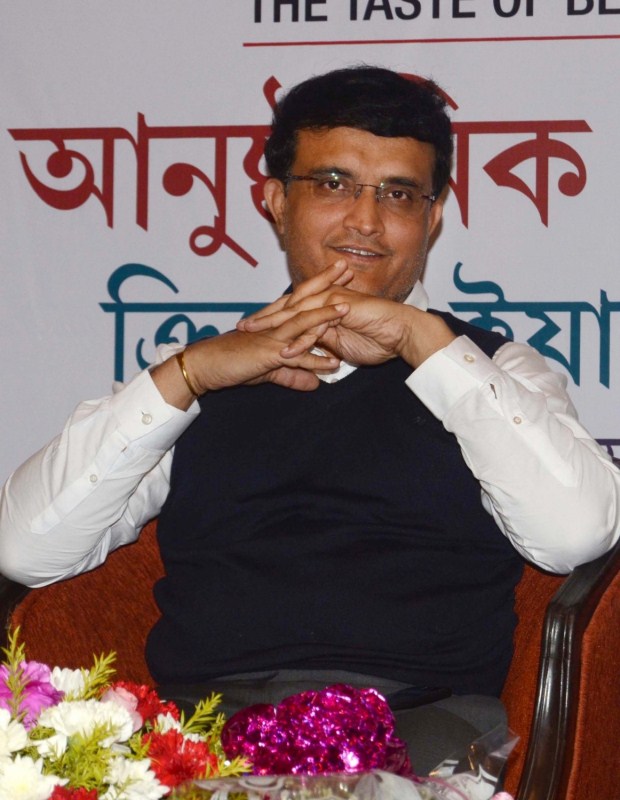 CAB President Sourav Ganguly during the launch of the book "Cricket Year Book" in Kolkata on Jan 31, 2018. Sourav Ganguly,Cricket Year Book,Cricket Year Book launch,Cricket Year Book launch pics,Cricket Year Book launch images,Cricket Year Book launch stills,Cricket Year Book launch pictures