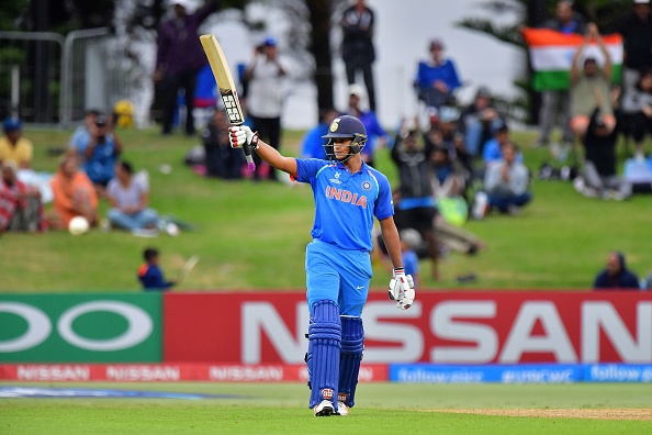 India's chase was briefly halted by rain after just four overs, but Manjot and Prithvi ensured they kept their focus and after coming back they batted out the initial few overs before cutting loose. Manjot Kalra,ICC U19 World Cup final,U19 World Cup final,World Cup final,Manjot Kalra 100,Manjot Kalra century