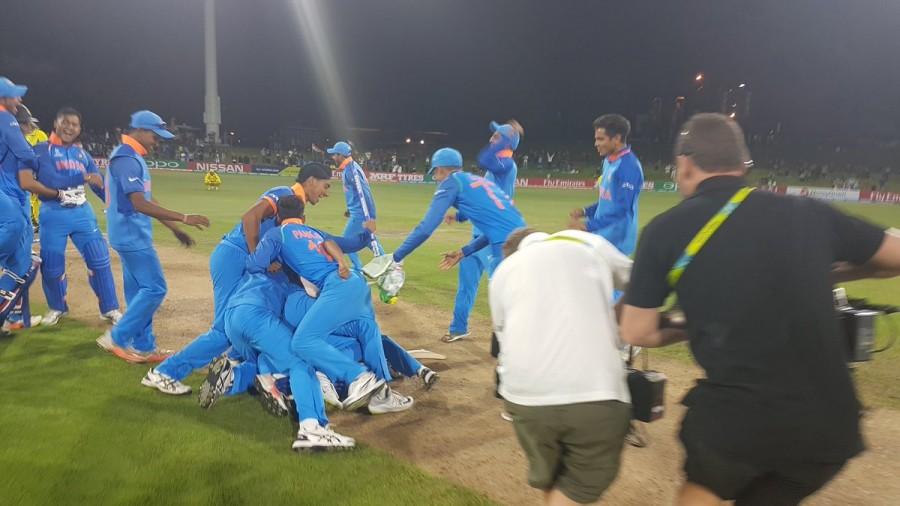 India thus became the first nation to win the ICC U19 World Cup four times. They had earlier won the title in 2000, 2008 and 2012. India beat Australia,India beat Australia by 8 wickets,India wins ICC U19 World Cup,ICC U19 World Cup,ICC U19 World Cup final