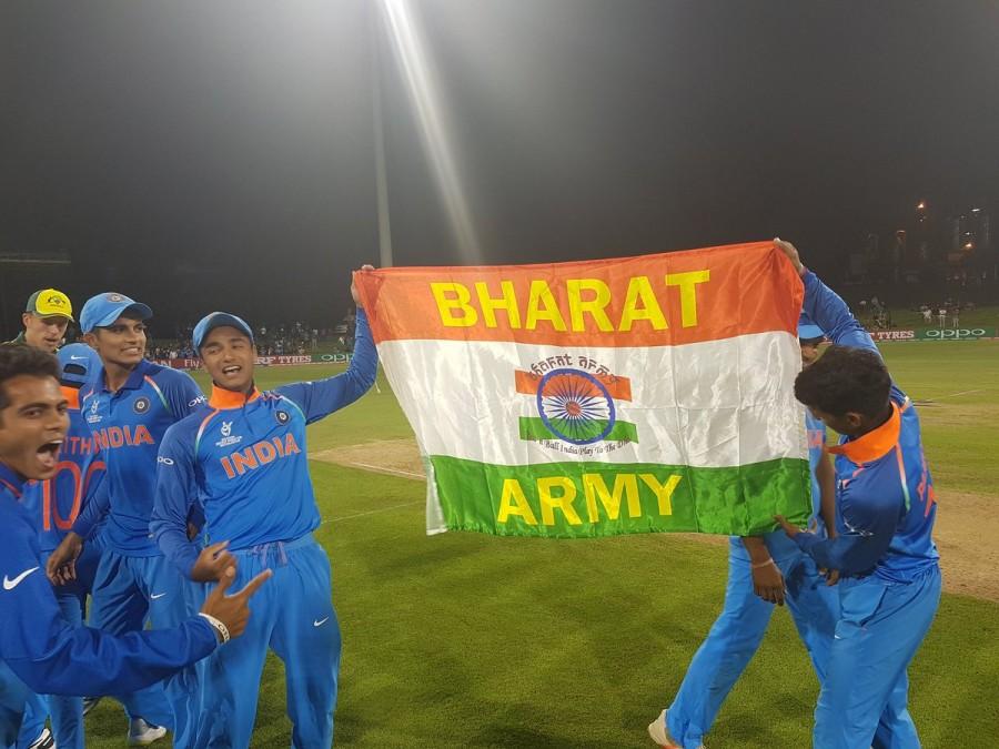 Opener Manoj Kalra then spearheaded the Indian run chase with an unbeaten century as the Boys in Blue romped to victory with 67 balls to spare. India beat Australia,India beat Australia by 8 wickets,India wins ICC U19 World Cup,ICC U19 World Cup,ICC U19 World Cup final