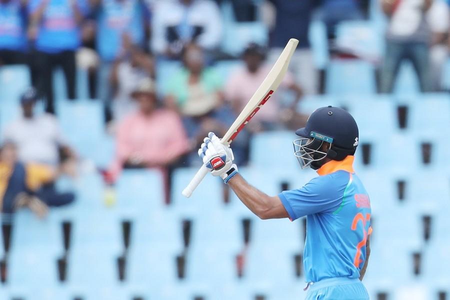 Opting to field first, the Indians rode on career best figures from wrist spinners Yuzvendra Chahal and Kuldeep Yadav to bundle out South Africa for a mere 118 runs. This was the lowest ever ODI total at this venue. India now lead the six-match series 2-0. Chahal returned figures of 5/22 while Yadav notched up 3/20 to justify India skipper Virat Kohli's decision to field first on winning the toss. India crush South Africa,India beats South Africa,India vs South Africa,india vs south africa 2018 series,Virat Kohli