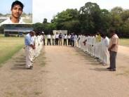 Playes pay tribute to Ankit Keshri