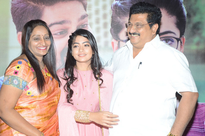 Director Venky Kudumula with his family at Chalo success meet. Naga Shourya,Rashmika Mandanna,Chalo,Chalo success meet,Chalo success meet pics,Chalo success meet images,Chalo success meet stills,Chalo success meet pictures,Chalo success meet photos